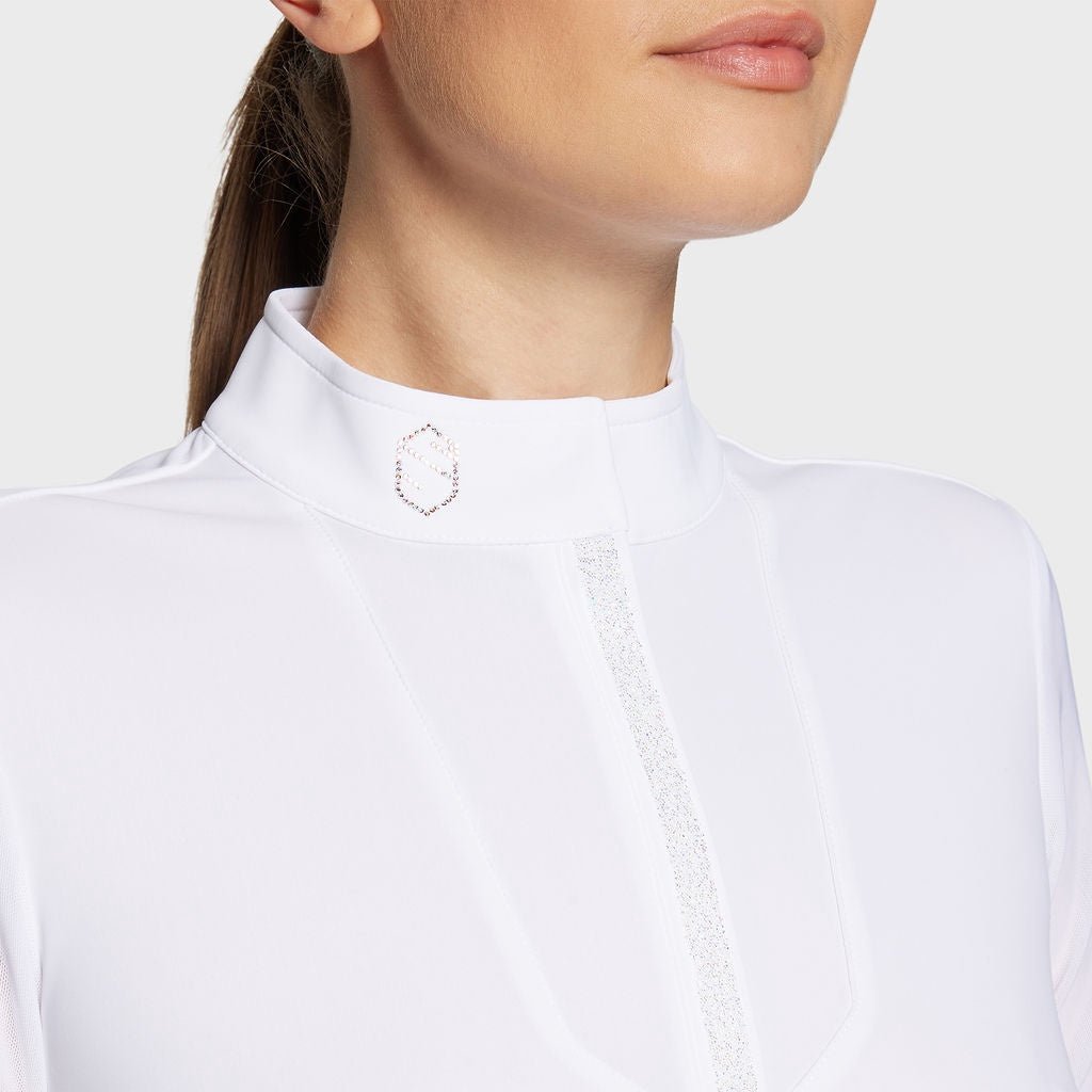 Samshield Faustine Boreal LS Wedstrijdshirt Dames Wedstrijdshirts - Maddelin Equestrian Samshield
