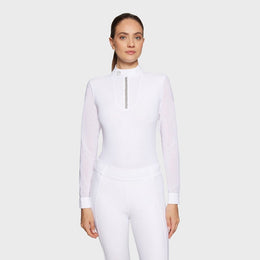 Samshield Faustine Boreal LS Wedstrijdshirt Dames Wedstrijdshirts - Maddelin Equestrian Samshield