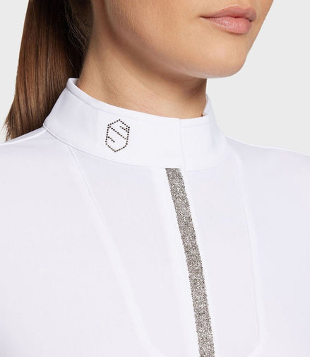 Samshield Faustine Boreal LS Wedstrijdshirt Dames Wedstrijdshirts - Maddelin Equestrian Samshield