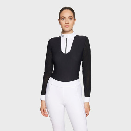 Samshield Faustine Boreal LS Wedstrijdshirt Dames Wedstrijdshirts - Maddelin Equestrian Samshield