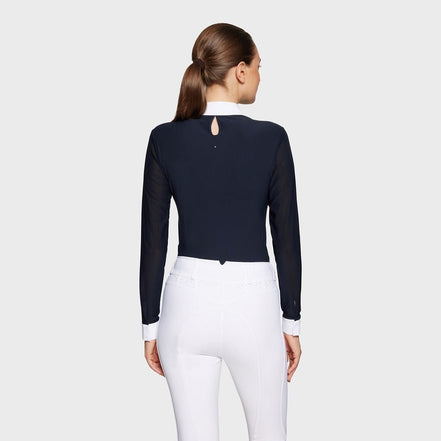 Samshield Faustine Boreal LS Wedstrijdshirt Dames Wedstrijdshirts - Maddelin Equestrian Samshield