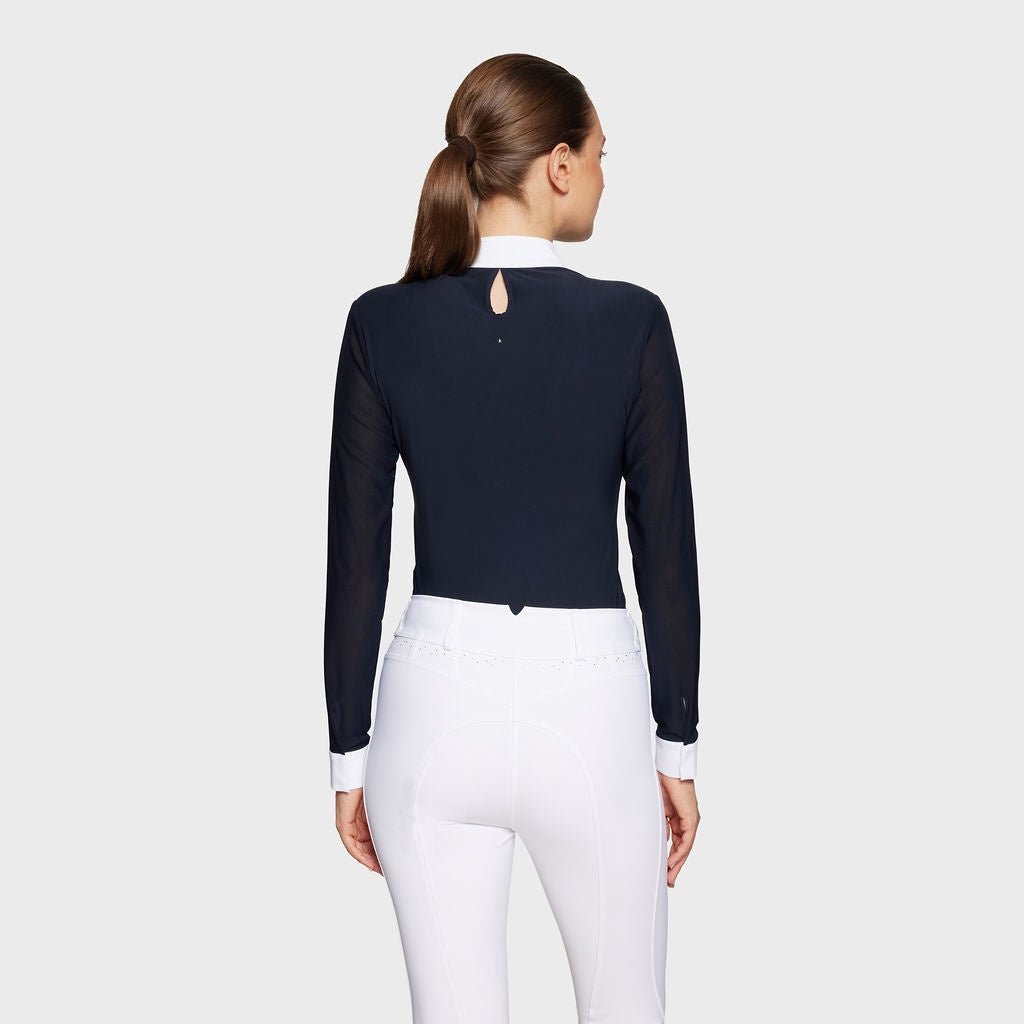 Samshield Faustine Boreal LS Wedstrijdshirt Dames Wedstrijdshirts - Maddelin Equestrian Samshield