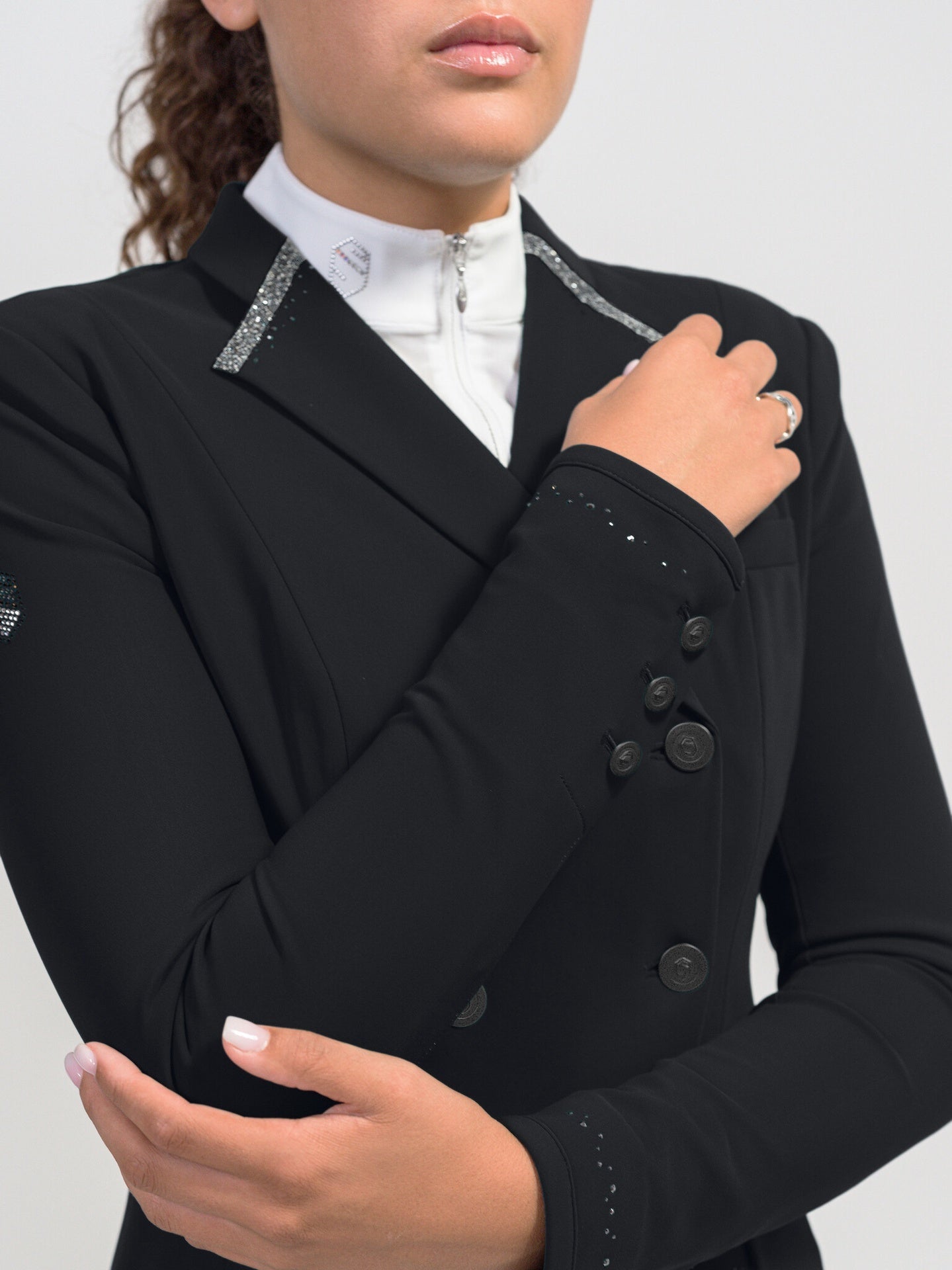 Samshield Frac Crystal Intarsia Wedstrijdjassen - Maddelin Equestrian Samshield