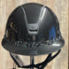 Samshield Glossy Black 2.0 Frontal Band Glacier Trim & Blazon Matt Black Samshield - Maddelin Equestrian Samshield