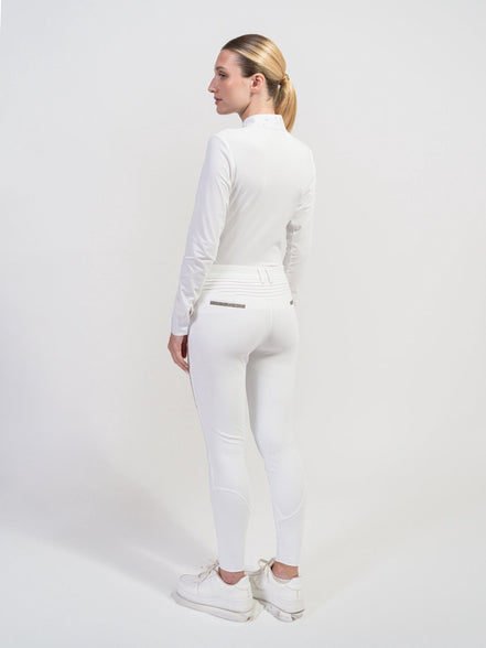 Samshield Julia Crystal Leaf Long Sleeve Women Shirt Wedstrijdshirts - Maddelin Equestrian Samshield