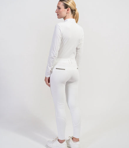 Samshield Julia Crystal Leaf Long Sleeve Women Shirt Wedstrijdshirts - Maddelin Equestrian Samshield