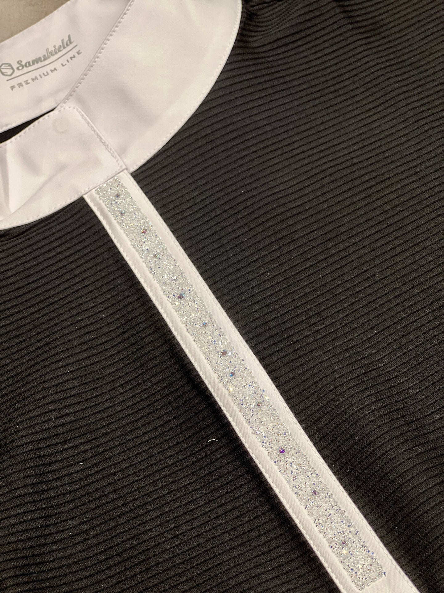 Samshield Julia Crystal Leaf Long Sleeve Women Shirt Texturized Wedstrijdshirts - Maddelin Equestrian Samshield