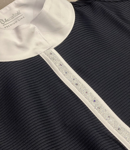 Samshield Julia Crystal Leaf Long Sleeve Women Shirt Texturized Wedstrijdshirts - Maddelin Equestrian Samshield