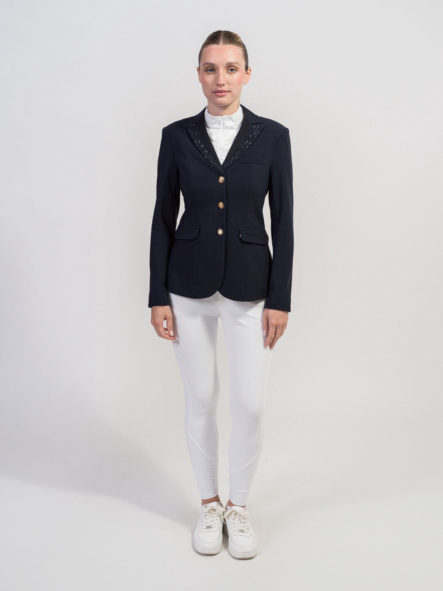 Samshield Louisa Crystal Leaf Dames Jas Wedstrijdjassen - Maddelin Equestrian Samshield