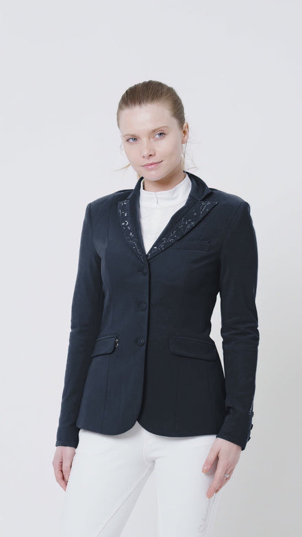 Samshield Louisa Crystal Leaf Dames Jas Wedstrijdjassen - Maddelin Equestrian Samshield