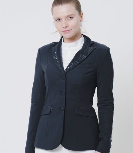 Samshield Louisa Crystal Leaf Dames Jas Wedstrijdjassen - Maddelin Equestrian Samshield