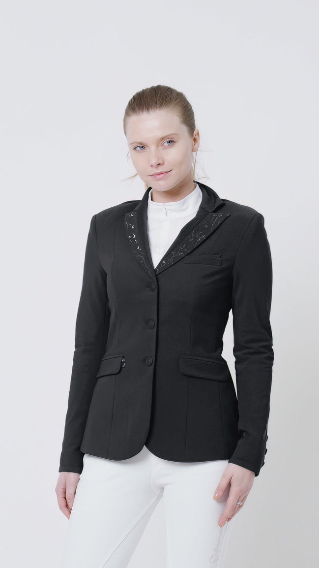 Samshield Louisa Crystal Leaf Dames Jas Wedstrijdjassen - Maddelin Equestrian Samshield