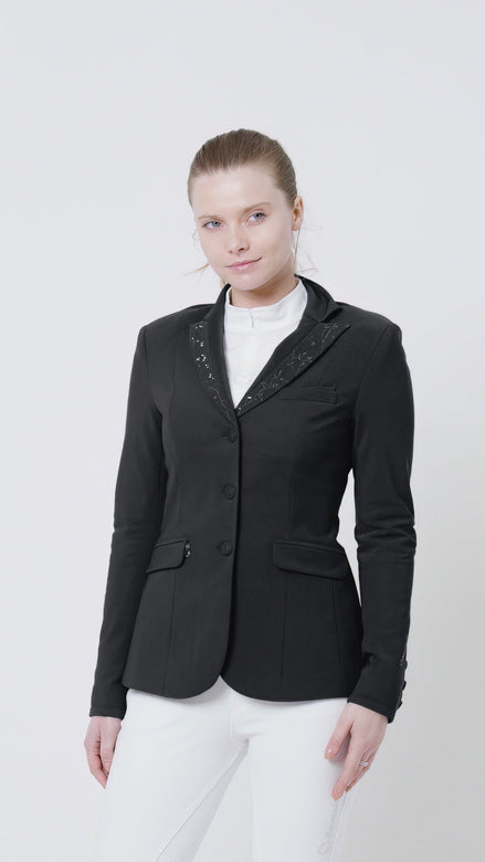 Samshield Louisa Crystal Leaf Dames Jas Wedstrijdjassen - Maddelin Equestrian Samshield