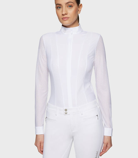 Samshield Marina Wedstrijdshirt Lange Mouwen Dames Wedstrijdshirts - Maddelin Equestrian Samshield