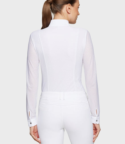 Samshield Marina Wedstrijdshirt Lange Mouwen Dames Wedstrijdshirts - Maddelin Equestrian Samshield
