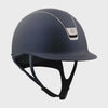 Samshield Matt 2.0 Blue Chrome Black Full Swaro 300 Crystals Samshield - Maddelin Equestrian Samshield