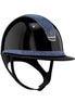 Samshield Miss Glossy Black Crystal Fabric Paradise Shine Trim 300 Swa Light Blue Samshield - Maddelin Equestrian Samshield