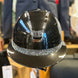 Samshield Miss Glossy Black Frontal band + Blazon Ultra Fine Rocks Nightshade Samshield - Maddelin Equestrian Samshield