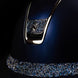 Samshield Miss Glossy Blue Frontal band + Blazon Ultra Fine Rocks Cosmic Nights Samshield - Maddelin Equestrian Samshield
