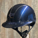 Samshield Miss Glossy Blue Frontal band + Blazon Ultra Fine Rocks Cosmic Nights Samshield - Maddelin Equestrian Samshield