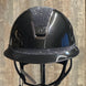 Samshield Miss Glossy Crystal Intarsia Chrome Black Samshield - Maddelin Equestrian Samshield