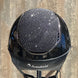 Samshield Miss Glossy Crystal Intarsia Chrome Black Samshield - Maddelin Equestrian Samshield
