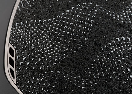 Samshield Miss Shadowmatt Crystal Intarsia Chrome Black Samshield - Maddelin Equestrian Samshield