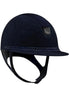 Samshield Miss Shield Alcantara Blue Tiara Blue Graphite S56 Samshield - Maddelin Equestrian Samshield