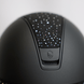 Samshield Miss Shield Darkline Zwart Crystal Rain – Top + Frontal Band Samshield - Maddelin Equestrian