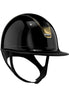 Samshield Miss Shield Glossy Black Chrome Gold Samshield - Maddelin Equestrian Samshield