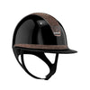 Samshield Miss Shield Glossy Black Crystal Fabric Rosegold 300 Swa L58 - Maddelin Equestrian Maddelin Equestrian