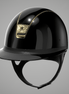 Samshield Miss Shield Glossy Black Trim Chrome Gold Blazon Crystal Fabric Metal Eclipse Samshield - Maddelin Equestrian Samshield