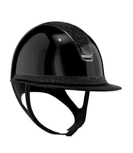 Samshield Miss Shield Glossy Crystal Fabric Black Chrome S54 Samshield - Maddelin Equestrian Samshield