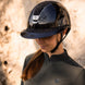 Samshield Miss Shield Glossy Floral Black & Chrome Black - Maddelin Equestrian
