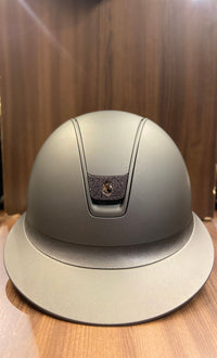 Samshield Miss Shield matt Black Matt Trim Crystal Fabric Black Samshield - Maddelin Equestrian Samshield