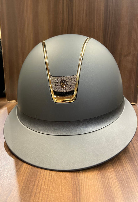 Samshield Miss Shield Matt Black Trim Chrome Gold Blazon Crystal Fabric MetalEclipse Samshield - Maddelin Equestrian Samshield