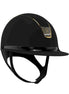 Samshield Miss Shield Matt Black Trim Chrome Gold Blazon Crystal Fabric MetalEclipse Samshield - Maddelin Equestrian Samshield