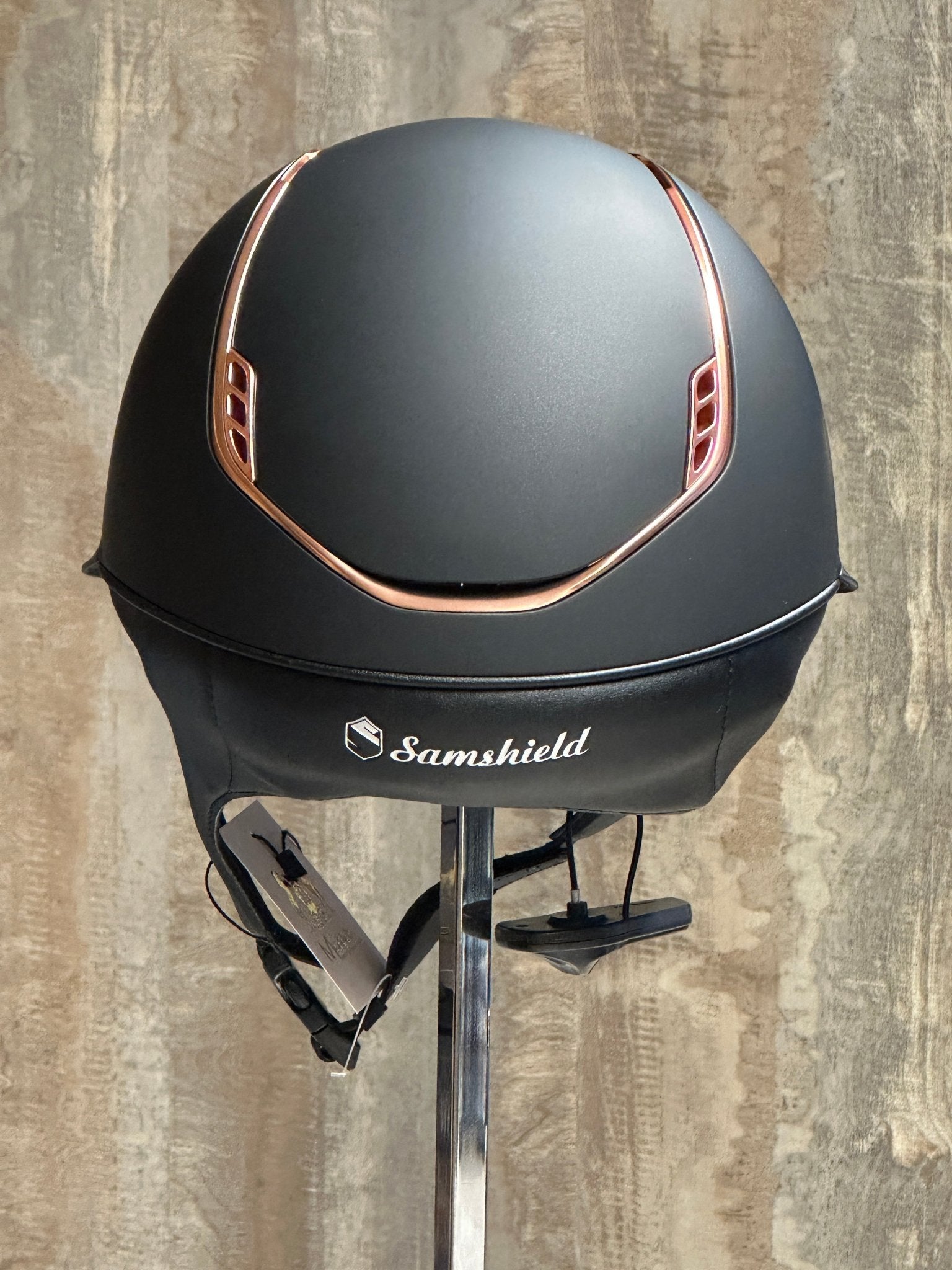 Samshield Miss Shield Shadowmatt Matt Pink Gold Samshield - Maddelin Equestrian Samshield