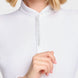 Samshield Olivia Wedstrijdshirt Lange Mouwen Dames FW26 Wit - detail - Maddelin Equestrian