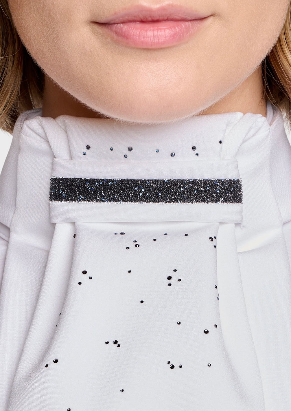 Samshield Plastron Crystal Fabric FW26 Cosmic Nights - detail - Maddelin Equestrian