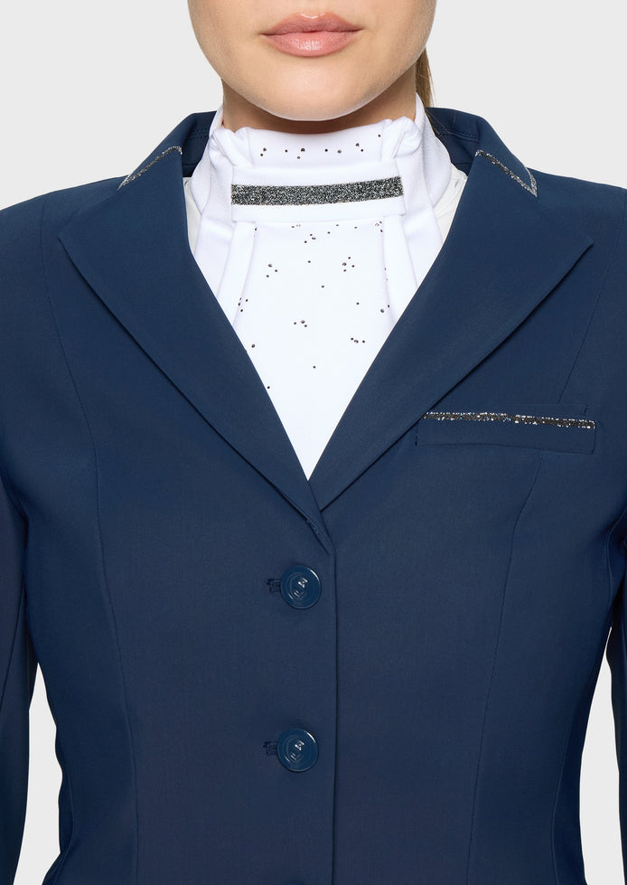 Samshield Plastron Crystal Fabric FW26 Golden Shadow - voorkant - Maddelin Equestrian