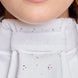 Samshield Plastron Crystal Fabric FW26 Holo - detail - Maddelin Equestrian