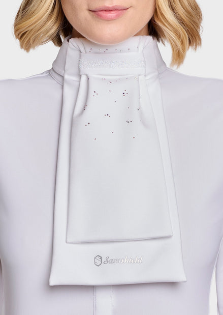 Samshield Plastron Crystal Fabric FW26 Holo - voorkant - Maddelin Equestrian