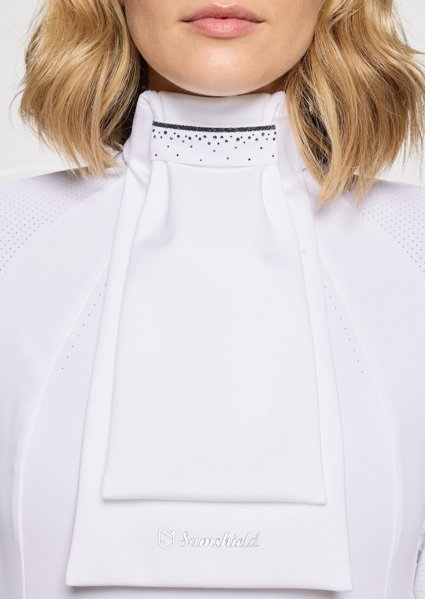 Samshield Plastron Crystal Fabric Wedstrijd Accessoires - Maddelin Equestrian Samshield