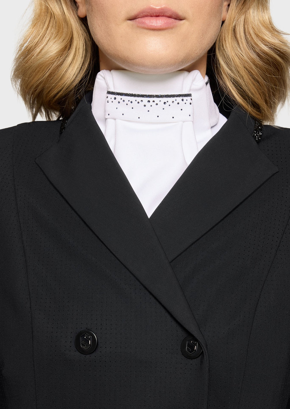 Samshield Plastron Crystal Fabric Wedstrijd Accessoires - Maddelin Equestrian Samshield