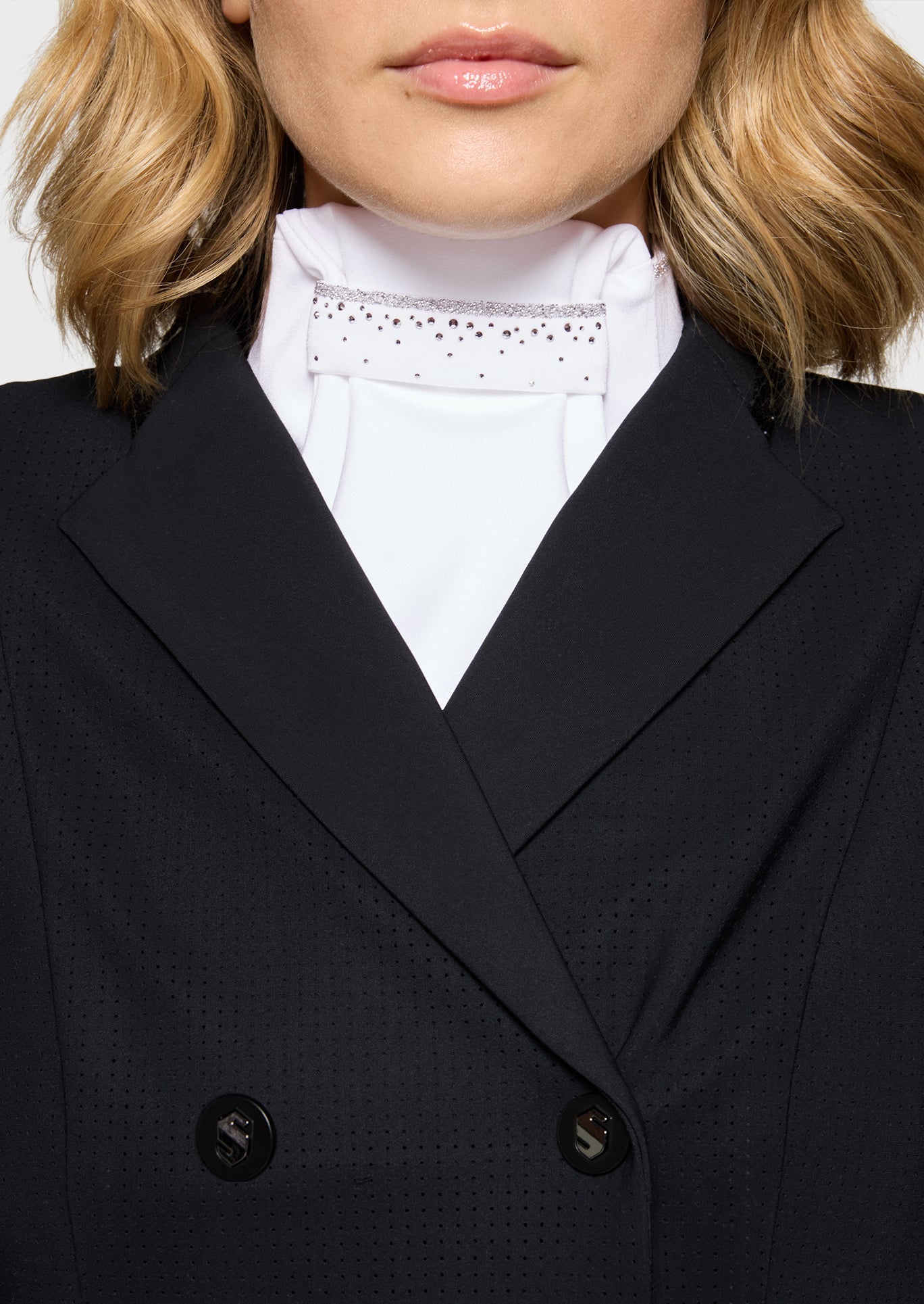 Samshield Plastron Crystal Fabric Wedstrijd Accessoires - Maddelin Equestrian Samshield
