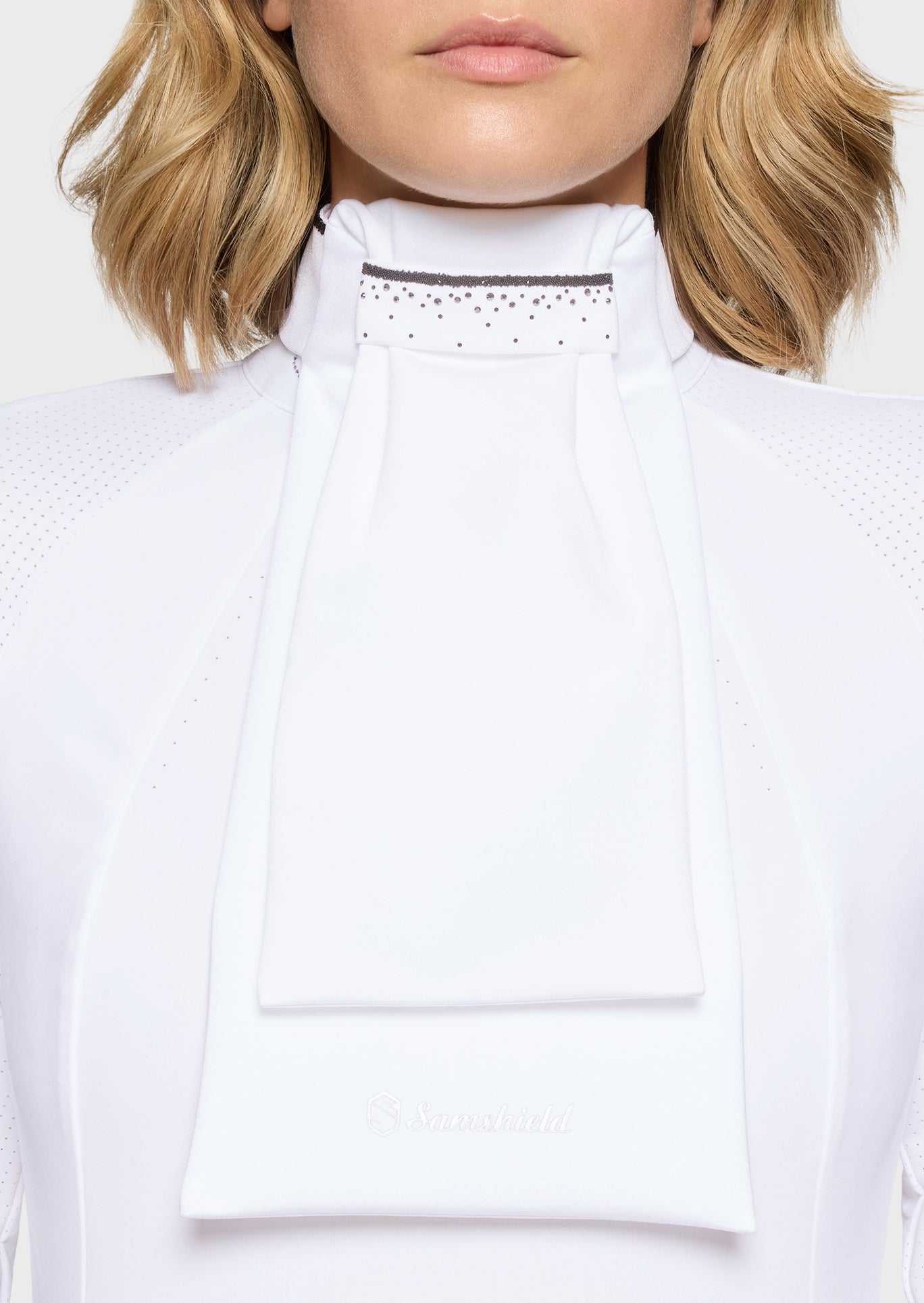 Samshield Plastron Crystal Fabric Wedstrijd Accessoires - Maddelin Equestrian Samshield