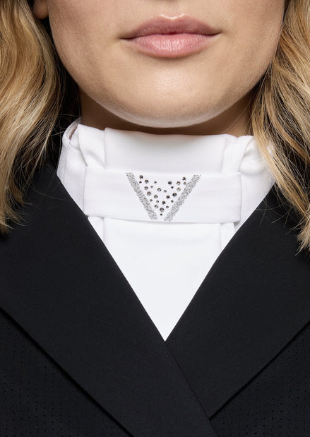 Samshield Plastron Crystal Fabric Triangle Wedstrijd Accessoires - Maddelin Equestrian Samshield