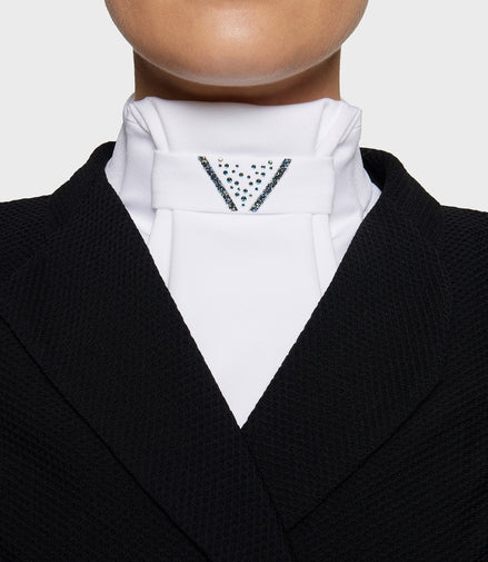 Samshield Plastron Crystal Fabric Triangle Wedstrijd Accessoires - Maddelin Equestrian Samshield