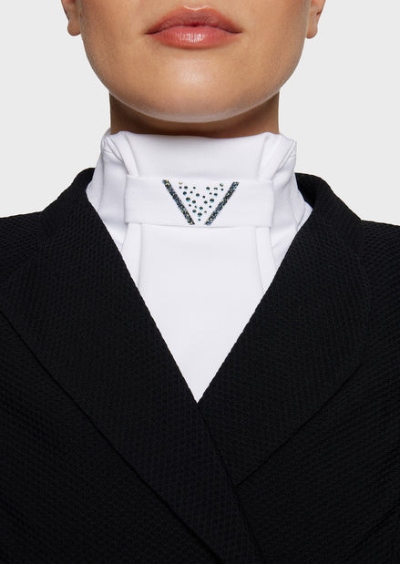 Samshield Plastron Crystal Fabric Triangle Wedstrijd Accessoires - Maddelin Equestrian Samshield